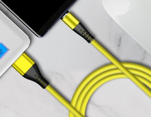 Magnetische USB-kabel K633 geel 2