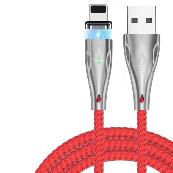 Magnetisches Daten-USB-Kabel K500 rot 1 m 3