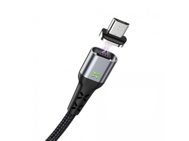 Magnetisches USB-Datenkabel K464 grau 1 m 1