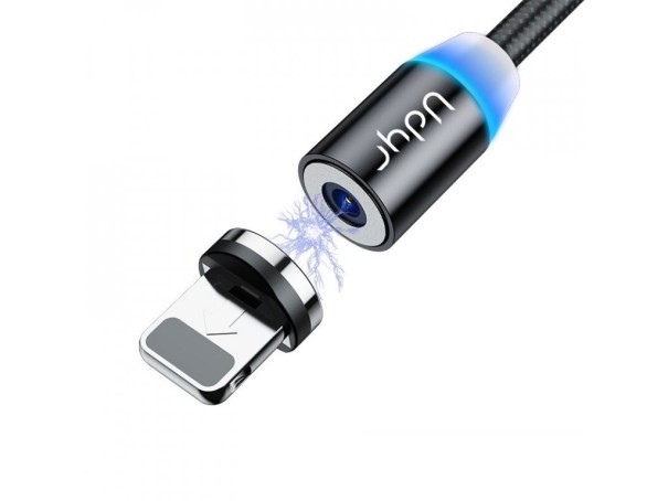Magnetisches USB-Ladekabel K468 schwarz 1 m 3