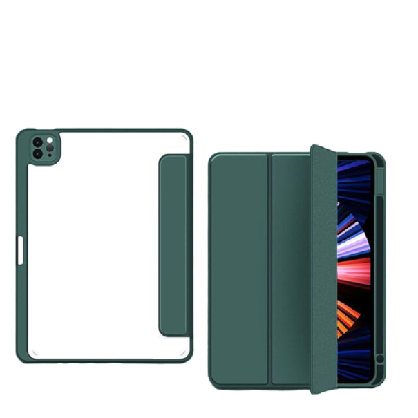 Magnetisk cover til Apple iPad 9.7" (2017/2018) / Air / Air 2 mørkegrøn