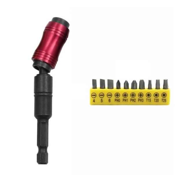 Magnetisk holder 1/4&quot; med drejeled 2