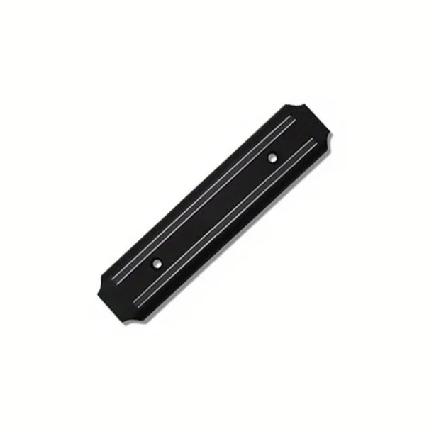 Magnetisk knivestativ 20 x 4,8 cm Kort vægholder til knive og værktøj Plastisk med magnetiske bånd Sort Til lille køkken og værksted 1