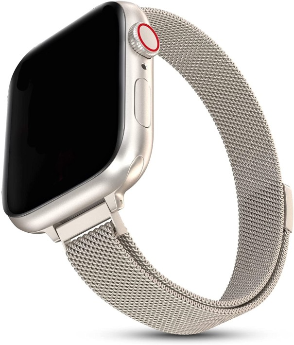 Magnetisk rem til Apple Watch 42 mm / 44 mm / 45 mm A4012 cremefarvet