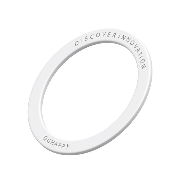 Magnetisk ring telefonhållare 53 x 45 mm Universell hållare för mobiltelefoner för iPhone 12 till 14 och Xiaomi Stark magnetisk fäste vit