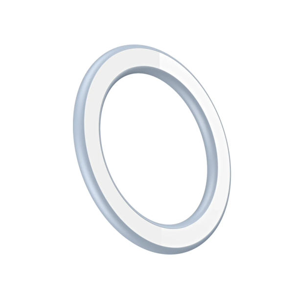 Magnetisk ringholder til MagSafe Diameter 58 mm Metalring til trådløs opladning Selvklæbende telefonholder iPhone-tilbehør blå