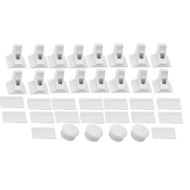 Magnetisk skuffelås 16 stk. 1
