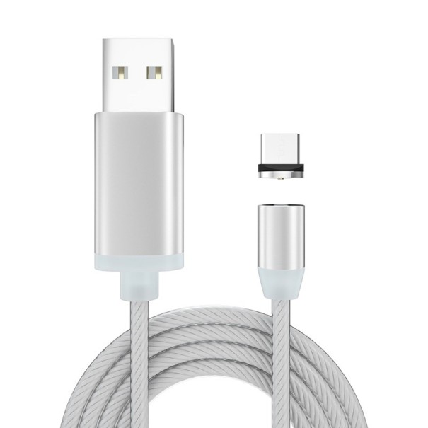 Magnetisk USB-opladningskabel med lys K467 1 m 3