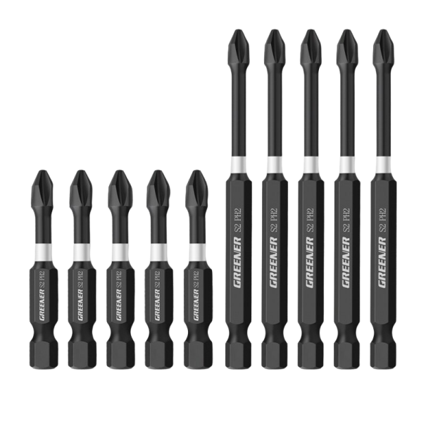 Magnetiske bits 1/4&quot; 50/90 mm 10 stk. 1