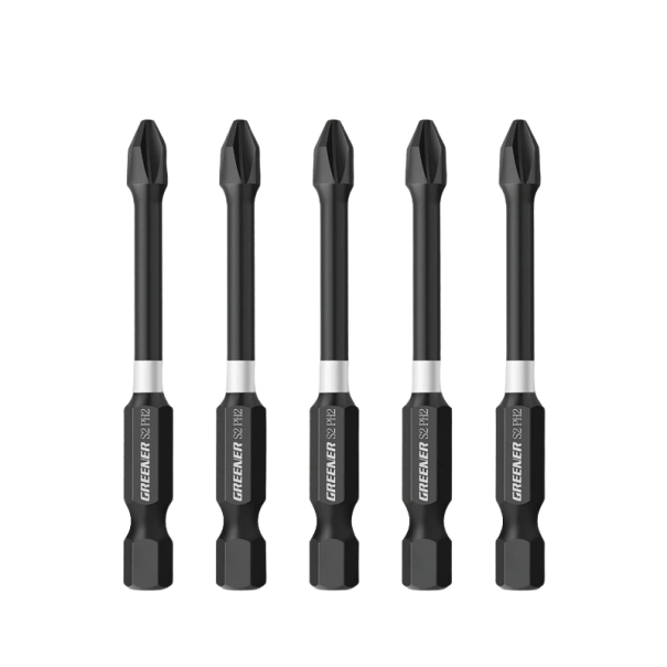 Magnetiske bits 1/4" til boremaskine 5 stk. 6,5 cm