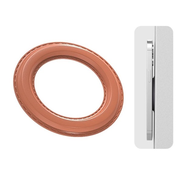 Magnettinen 360° pyöreä pidike iPhone 14 13 12 Yleinen käännettävä puhelinpidike Magneettinen rengas khaki