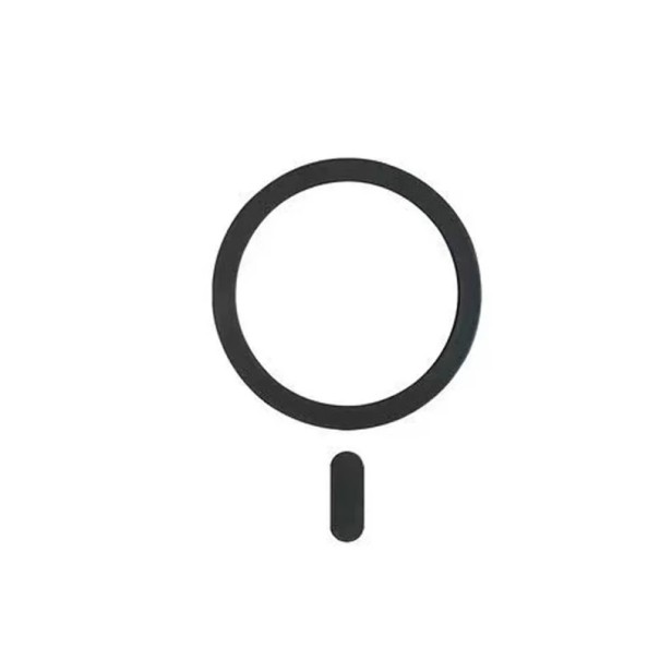 Magnettinen rengaspidike metallitarroilla 55 x 45 mm Yleispidike mobiililaitteille ja tarvikkeille pöydälle tai seinälle musta
