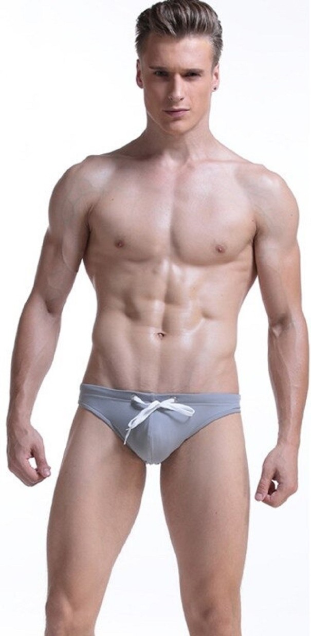 Maillots de bain pour hommes F1009 gris M