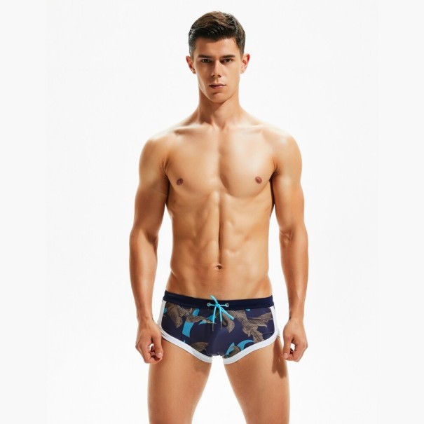 Maillots de bain pour hommes F1029 bleu foncé XS