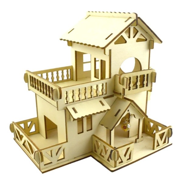 Maison en bois pour hamster C732 2