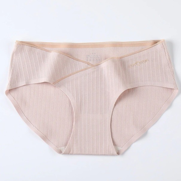 Majtki ciążowe beżowy S