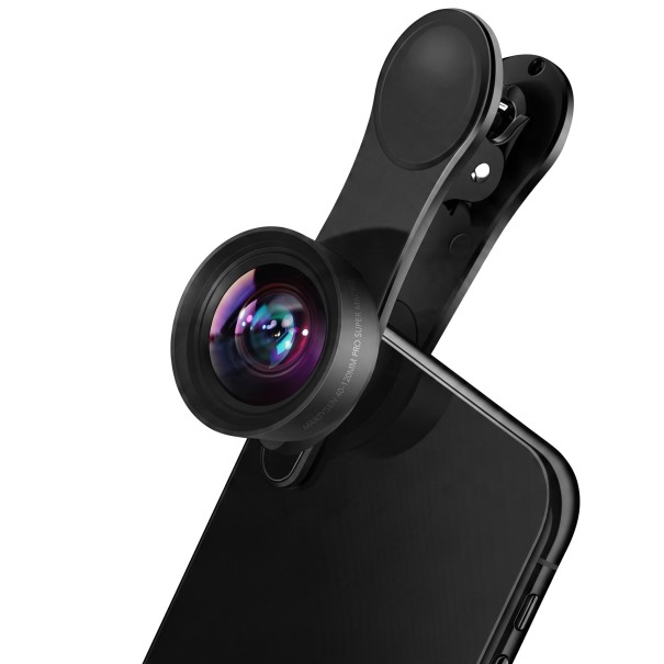 Makroobjektív na mobil 120 mm Super makro 10x s univerzálnym klipom Krytky a puzdro EVA Čierny pre iOS aj Android Na kvety a hmyz 1