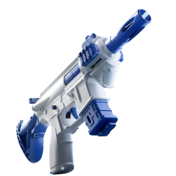 Μακρύ χειροκίνητο πιστόλι νερού 30 εκ. Πλαστικό πιστόλι ψεκασμού για παιδιά Καλοκαιρινό παιχνίδι για τον κήπο Πολέμοι με νερό στην πισίνα μπλε
