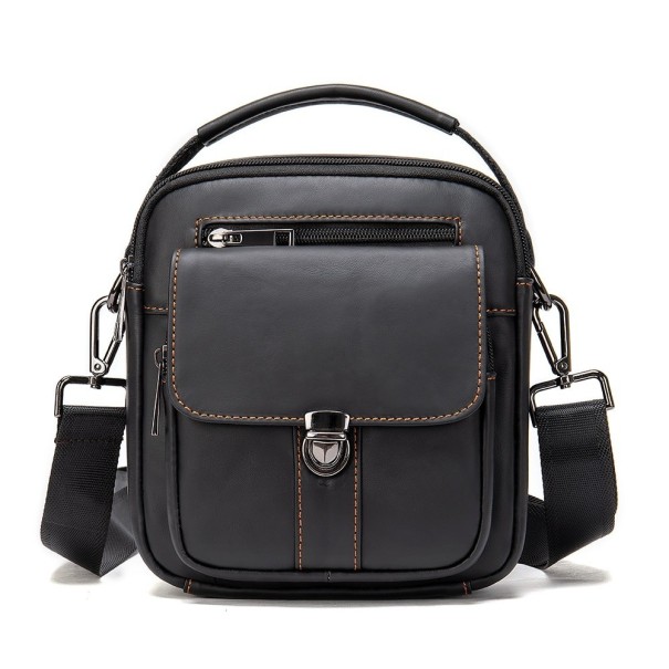 Mala de couro masculina a tiracolo T338 1