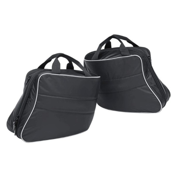 Mala de moto impermeável de viagem 28L 36 × 27 × 20 cm preta 1