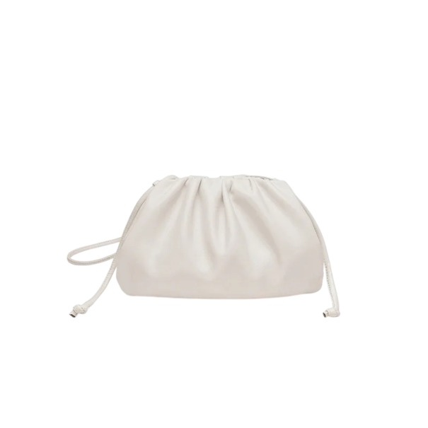 Mala de Senhora 21 x 7 x 14 cm Composição suave em pele sintética Mala prática para o dia-a-dia com dimensões compactas branco