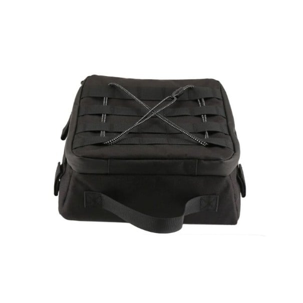 Mala interior de moto para baú superior 6L 28,5 × 25 × 11 cm mala de armazenamento preta para baú de moto para viagens 1