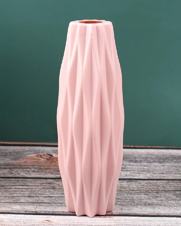 Maljakko 21 cm vaaleanpunainen