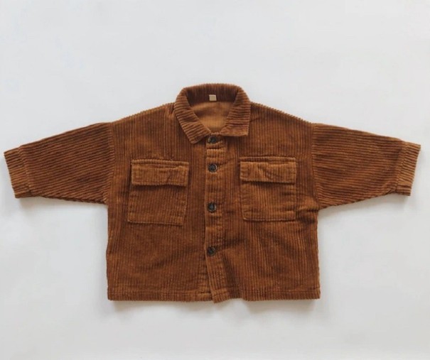 Manchesterjacka för barn L2078 beige 12-18 månader