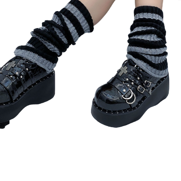 Manchons rayés pour les jambes 1