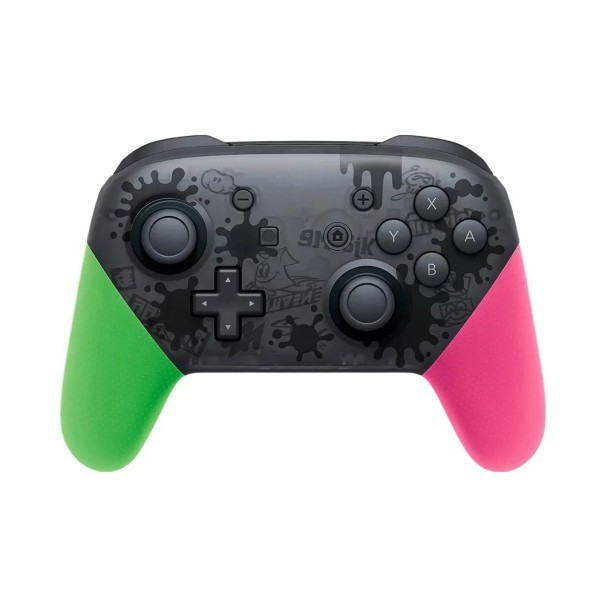 Mando de juegos inalámbrico con vibración y giroscopio para Nintendo Switch OLED Lite compatible con PC vía Bluetooth rosa
