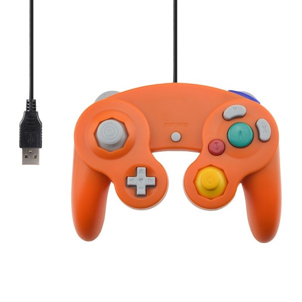 Mando de juegos para PC, TV y móvil J1929 naranja