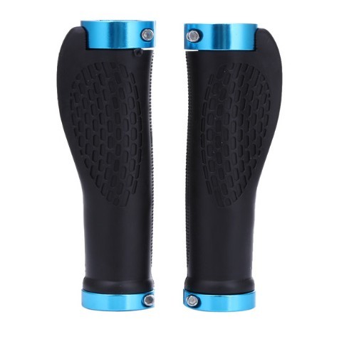Manere ergonomice pentru biciclete albastru