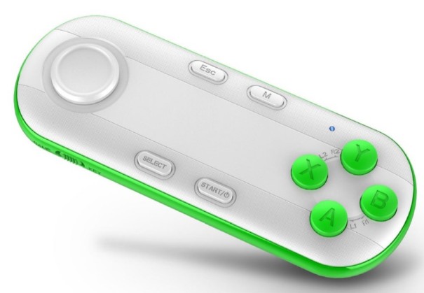 Manette de jeu sans fil au design intéressant J1026 blanc