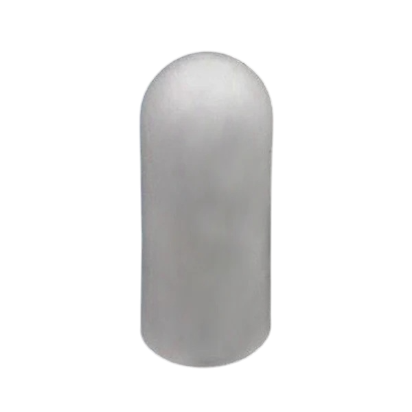 Manga de silicone para pénis 6x2 cm com ponta fechada para uso com bomba de vácuo ou extensor, embalagem discreta branco