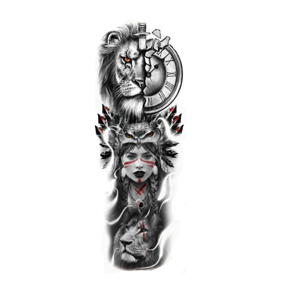 Manga de tatuaje temporal 4