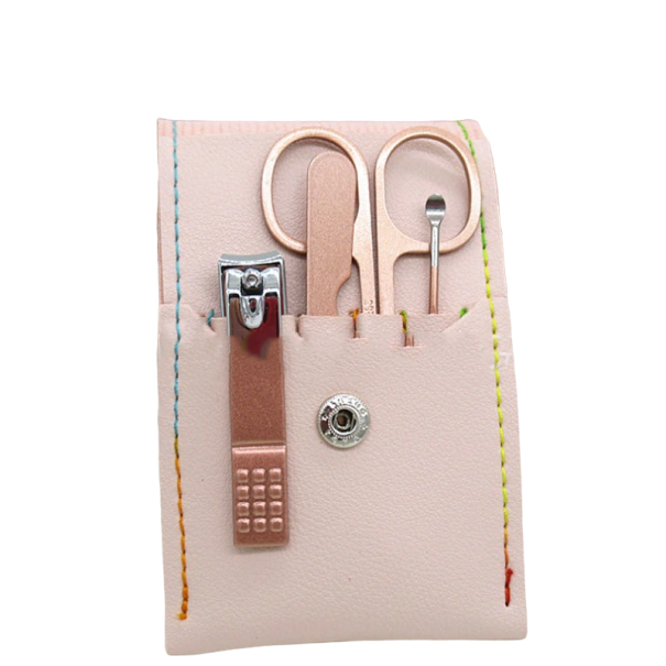 Manicuresæt 4 dele P3541 rosa
