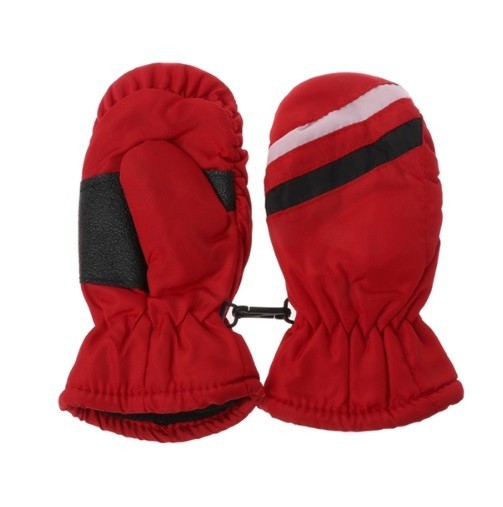Manoplas de invierno para niños J2886 rojo