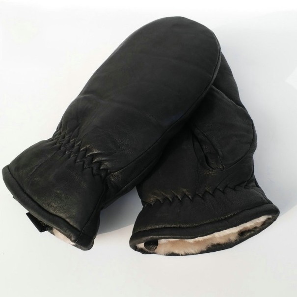 Manoplas elegantes para hombre - Negro L