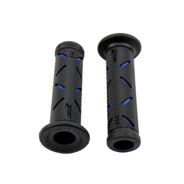 Manopole per motocicletta 126 x 32 mm Grip in gomma per manubri Accessori universali per Honda Suzuki Ducati Benelli Modifiche per motocross Antiscivolo blu