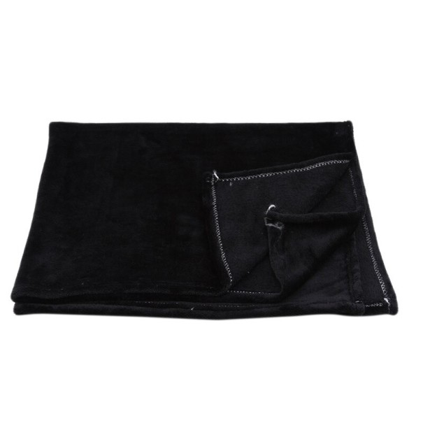 Manta de franela para niños E497 negro