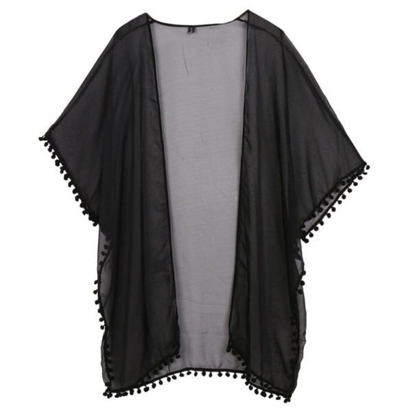 Manta negra de mujer L