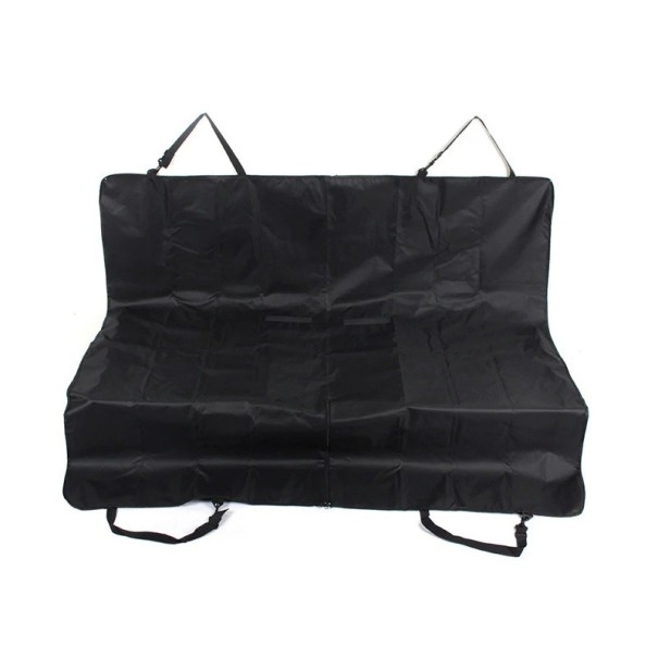 Manta protectora impermeable para el asiento trasero del coche para perros 130 x 150 cm Plegable lavable con aberturas para el cinturón y cremallera 1 Manta protectora impermeable para el asiento trasero del coche para perros 130 x 150 cm Plegable lavable con aberturas para el cinturón y cremallera 1