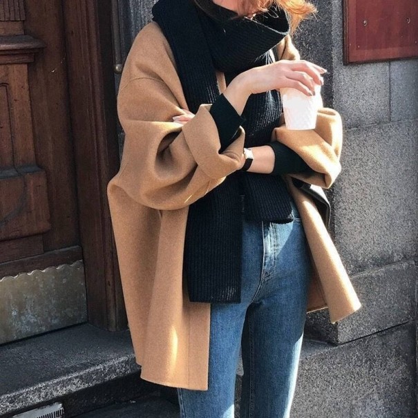 Manteau d'automne pour femmes B670 marron clair L