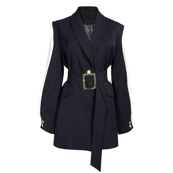 Manteau femme noir A1884 M