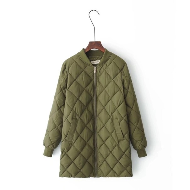 Manteau matelassé femme J2445 vert foncé M