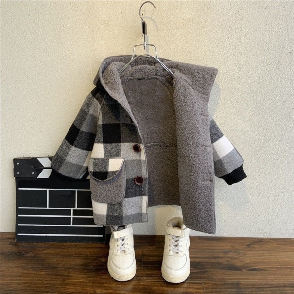 Manteau pour enfants L2064 gris 6