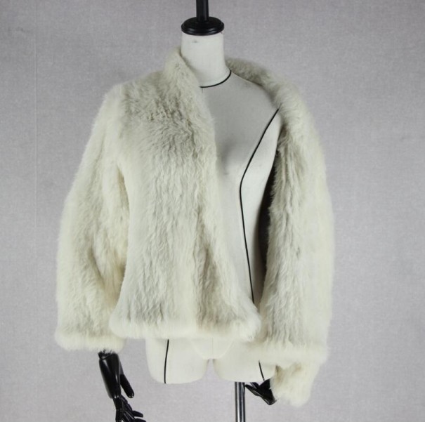 Manteau pour femmes P1891 crème S