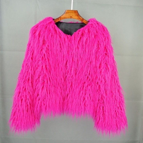 Manteau pour femmes P1958 rose foncé XXS