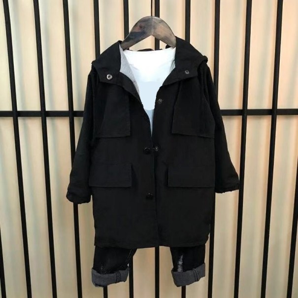 Manteau pour garçon L2079 noir 4