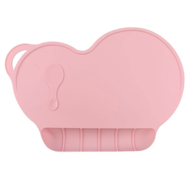 Mantel infantil para comer rosa claro
